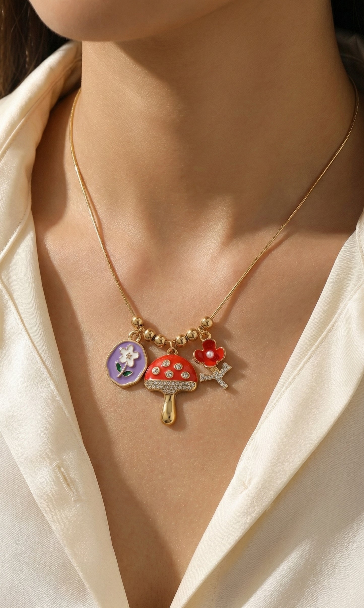 Anti-Tarnish Charms Chain