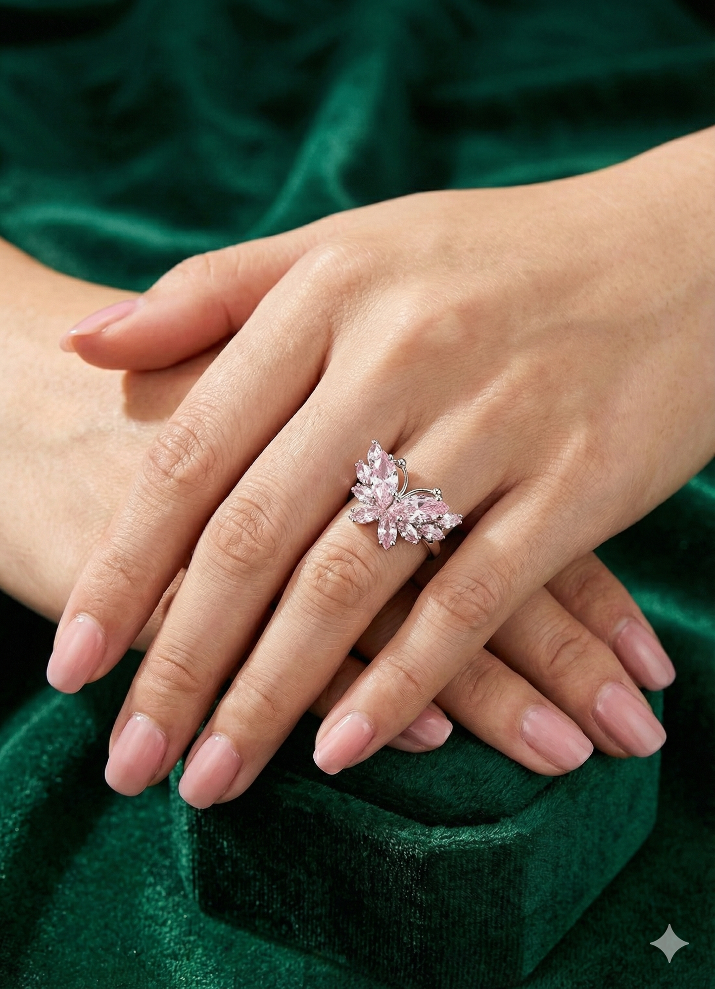 Solitaire Premium Anti-Tarnish Adjustable Ring