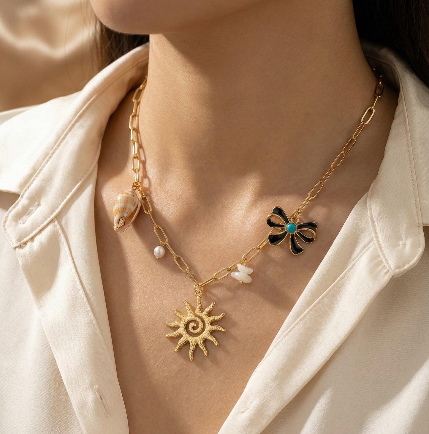 Anti-Tarnish Charm Chain