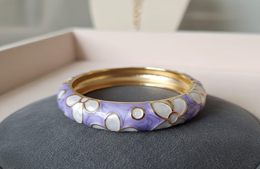 Adjustable Enamel Bracelet