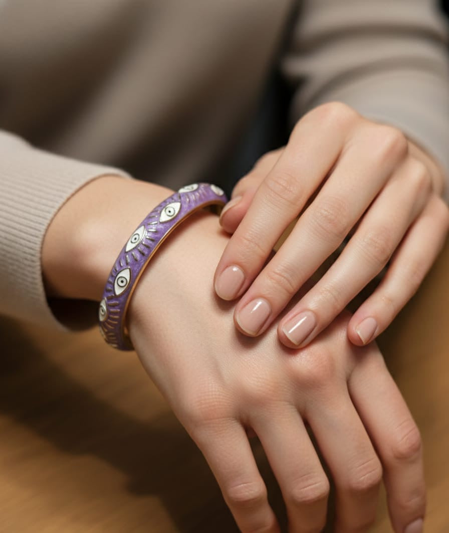 Premium MeenaKari Enamel Bangle Bracelet