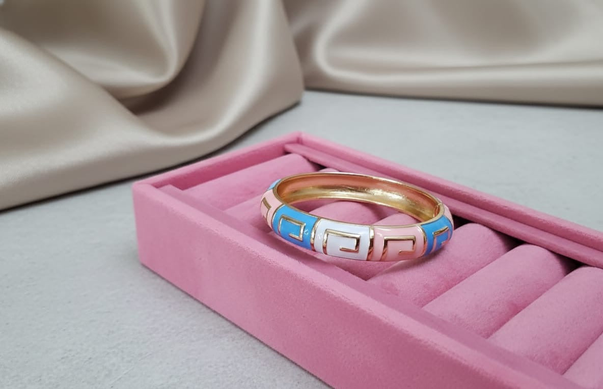 Adjustable Enamel Bracelet