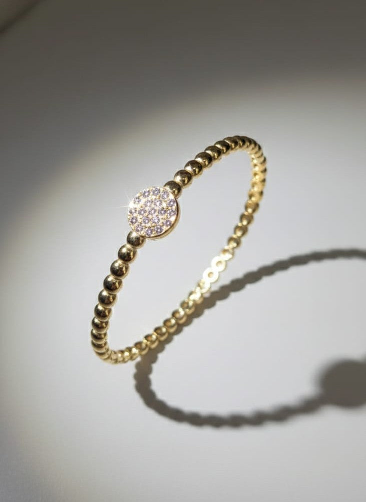 Celestial Beaded Pave Bracelets