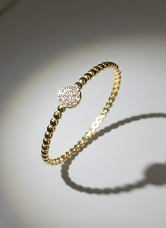 Celestial Beaded Pave Bracelets