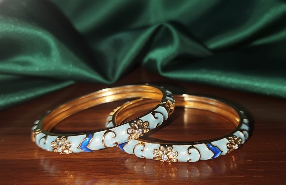 Premium MeenaKari Enamel Bangle Bracelet