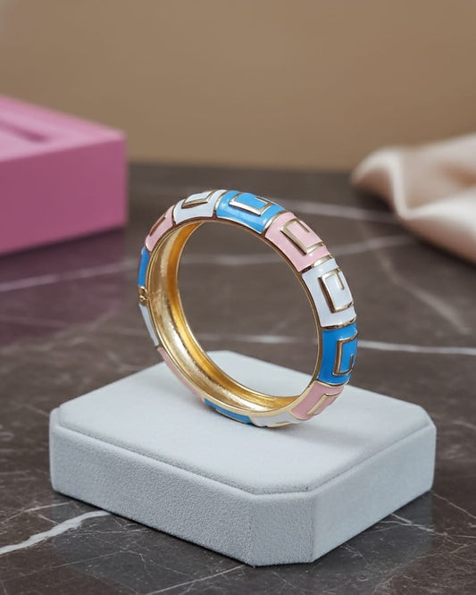 Adjustable Enamel Bracelet