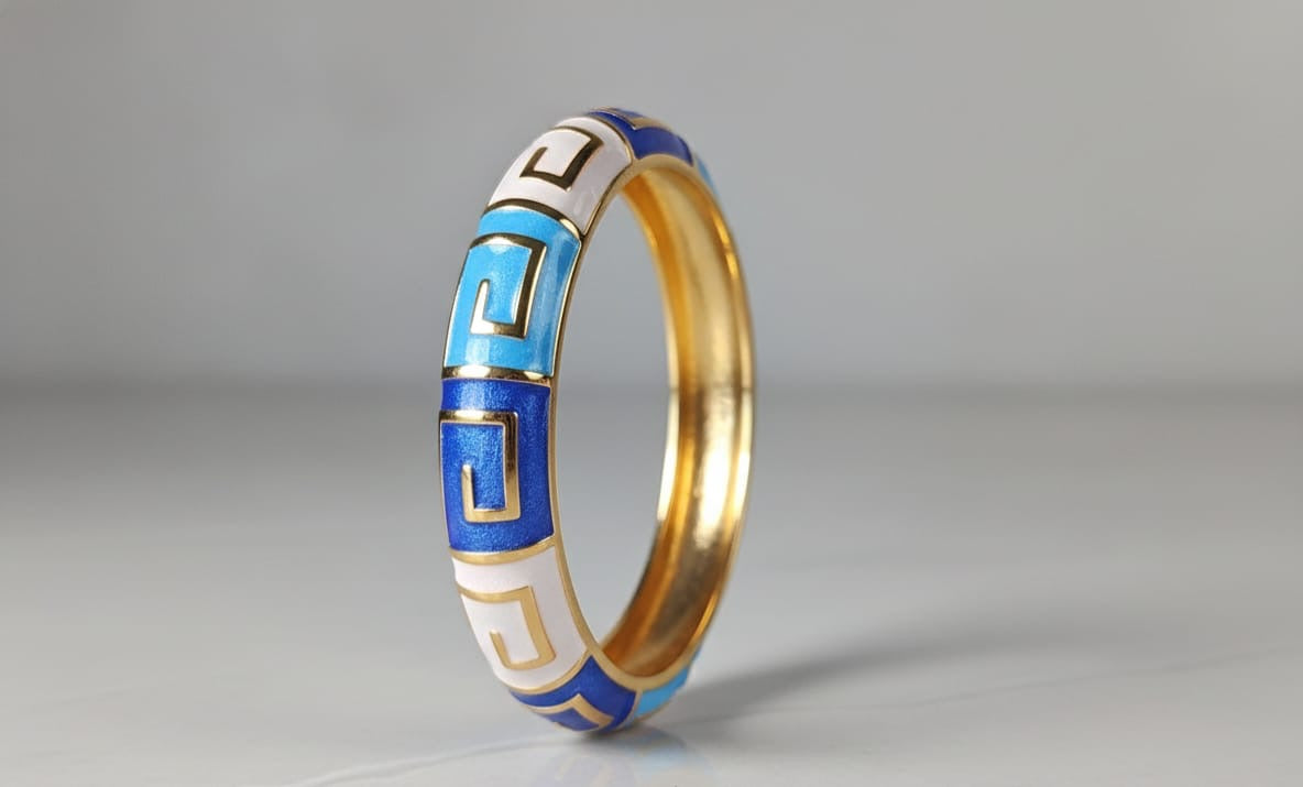 Adjustable Enamel Bracelet