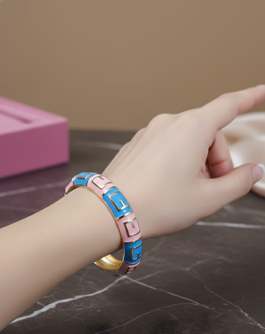 Adjustable Enamel Bracelet