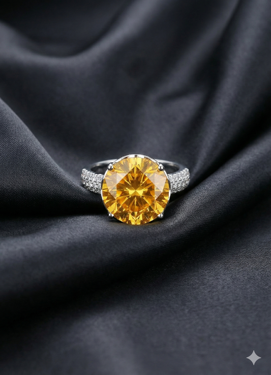 Solitaire Premium Anti-Tarnish Adjustable Ring