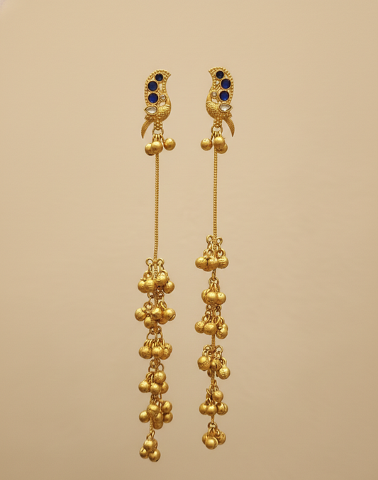 Kashmiri Jhumka – Pure Brass with Real Ghungroos