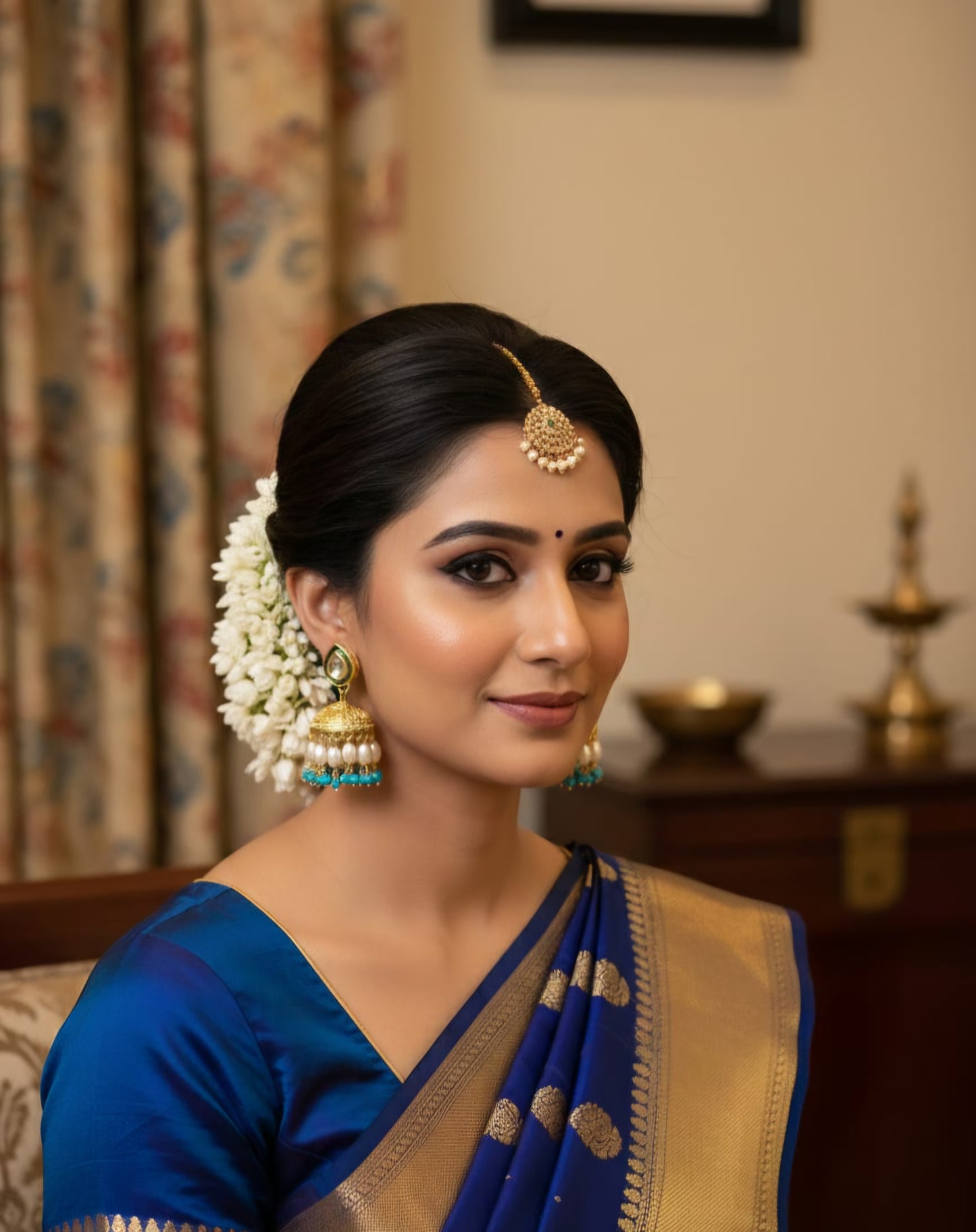 Pure Brass Jhumka Earrings