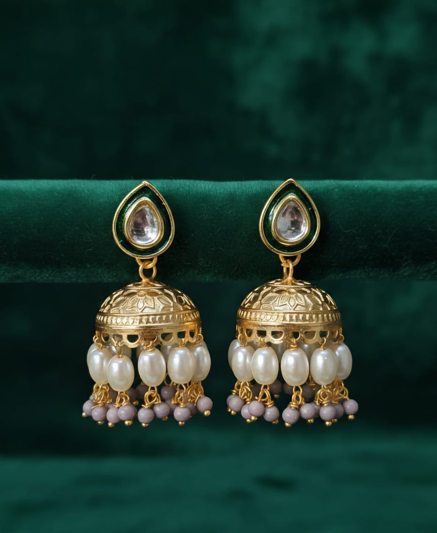 Pure Brass Jhumka Earrings