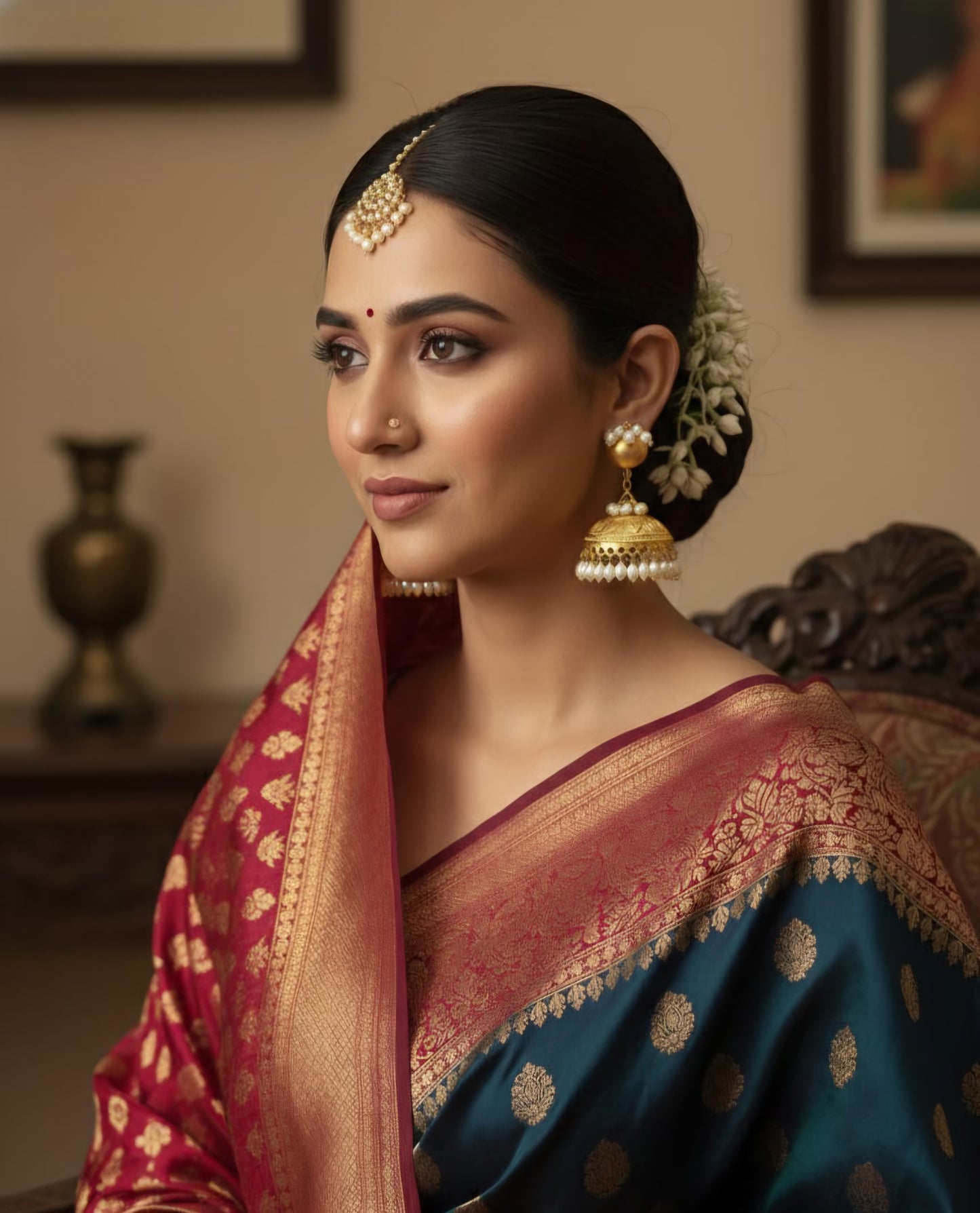 Pure Brass Jhumka Earrings