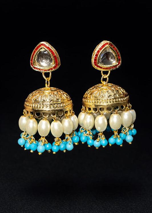 Pure Brass Jhumka Earrings