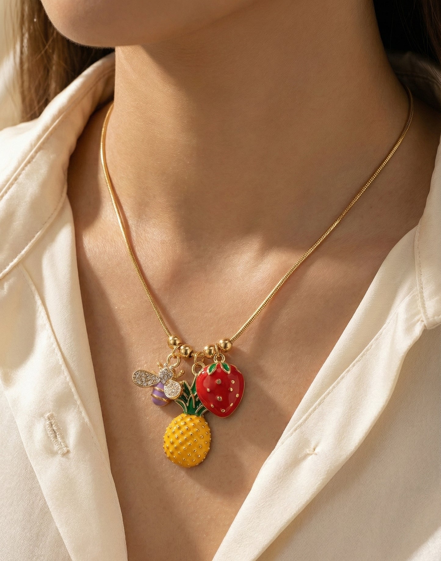 Anti-Tarnish Charms Chain